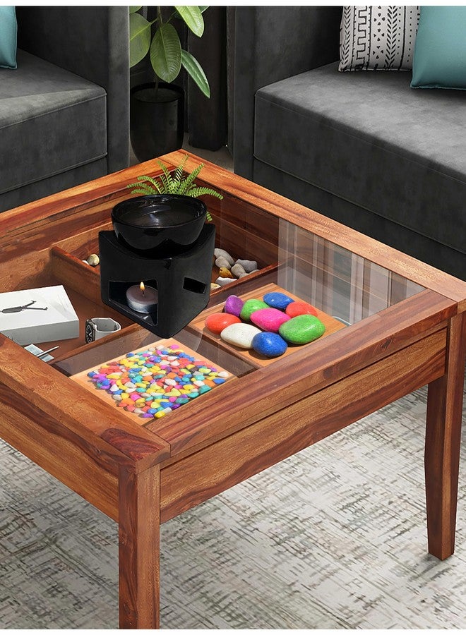 Pure Source India Decorative Medium Size Polished Marble Stone Pebbles for Plant Pots Vase Fillers Aquarium Home Decor Garden Decoration-Multicolor Mini Size (500gm) - Image 4